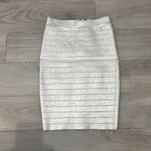 Alberto makati bandage midi skirt.